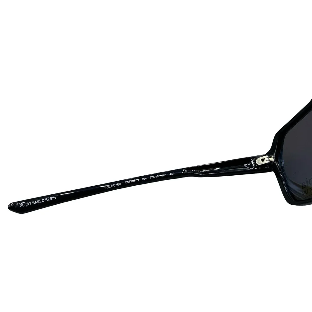 Columbia C573SPN 004 Black Blue Mirror Polarized Navigator Sunglasses NEW